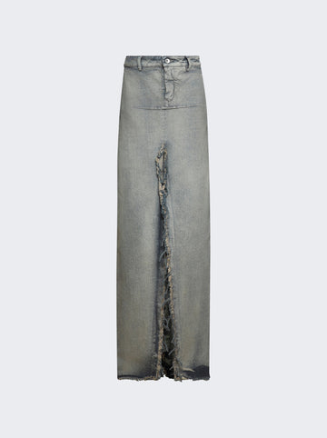 Denim Sliced Skirt DIRTY HUSTLER