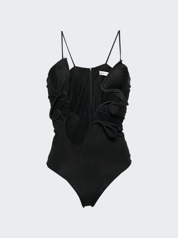 Molded Venus Bodysuit Black