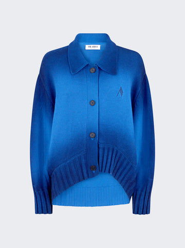 Sprayed Cardigan CERULEAN