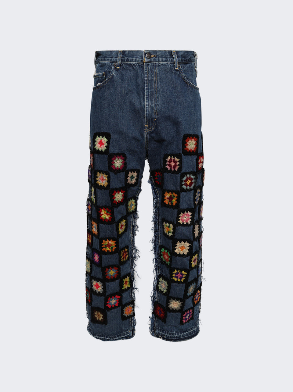 CKECHERBOARD CROCHET DENIM JEANS_Blue_01.jpg