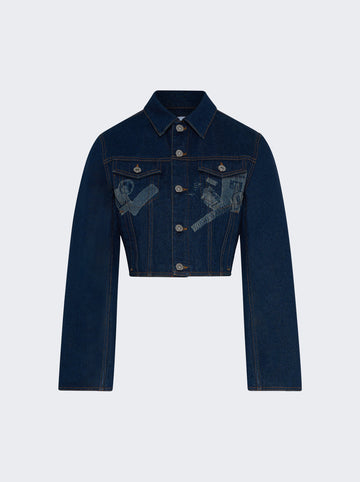 Denim Trompe L'oeil Jacket Vintage Blue