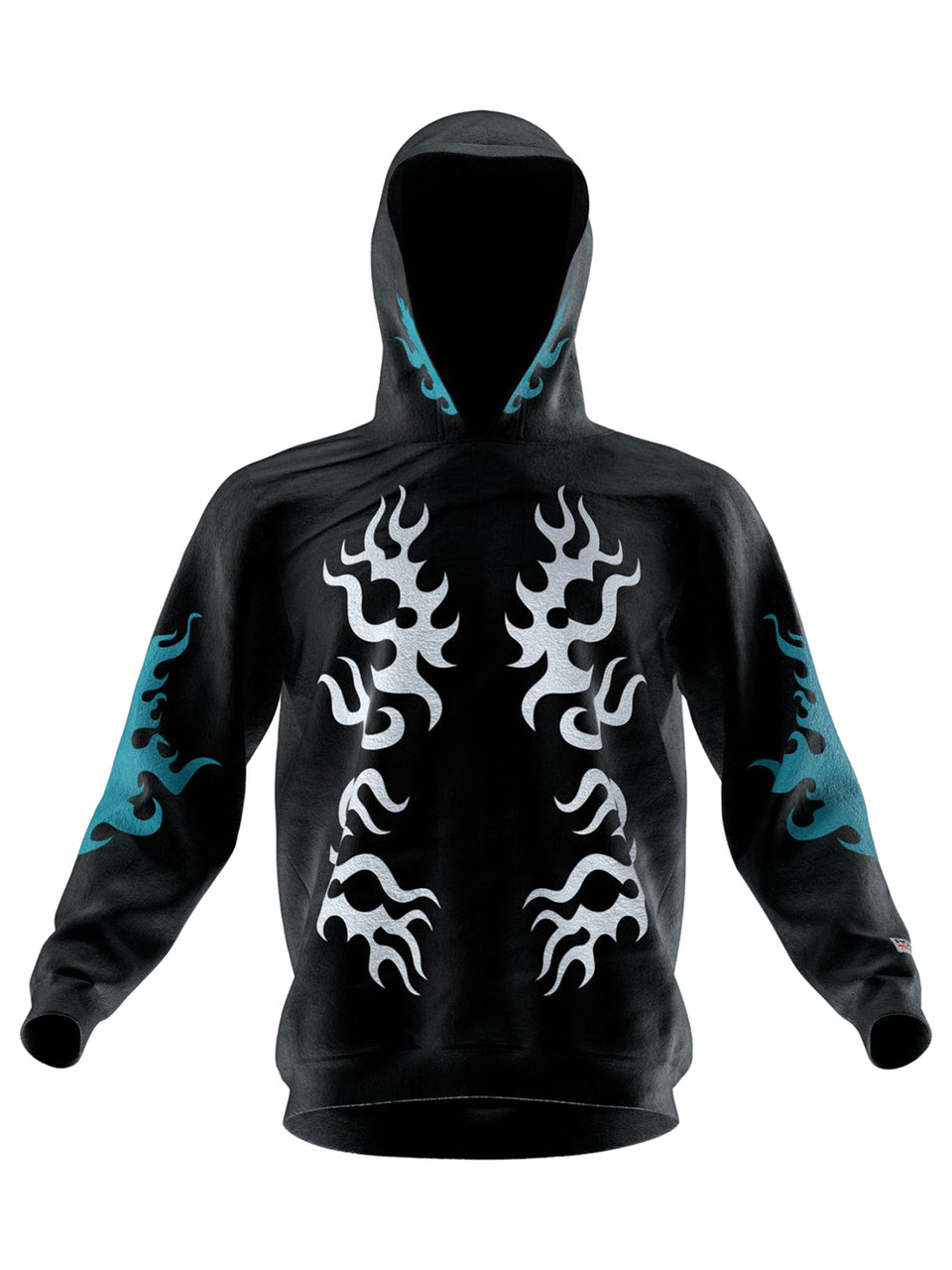 BENGAL TRIBE HOODIE Onyx Core/Blueflame_Black_01.jpg