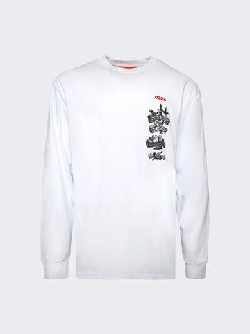 X Elton John Long-Sleeve Tee White