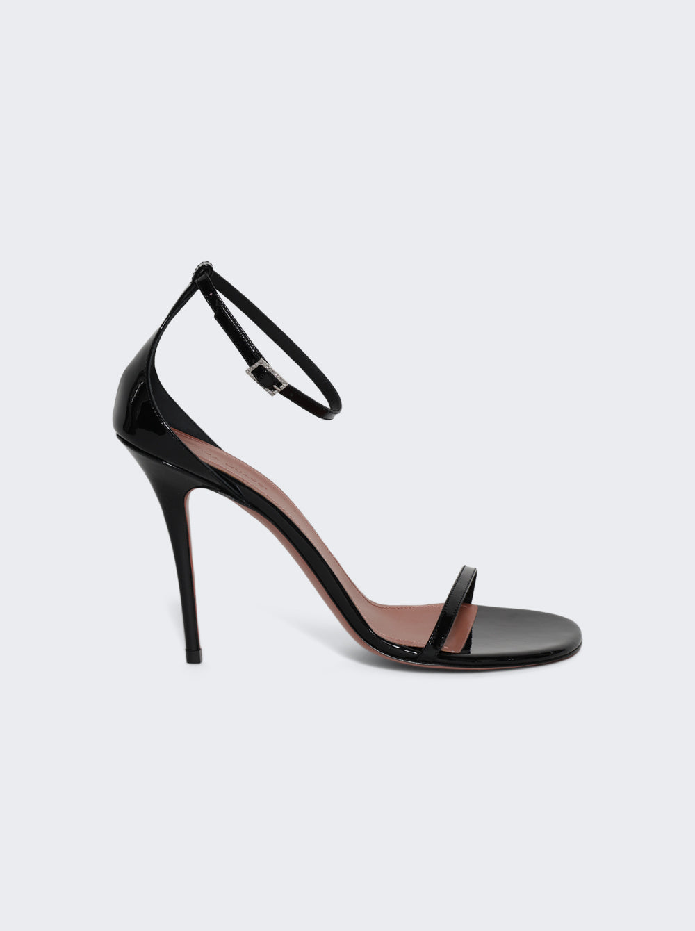 BARBARA SANDAL 105 BLACK PATENT + WHITE CRYSTAL BUCKLE_Black_01.jpg