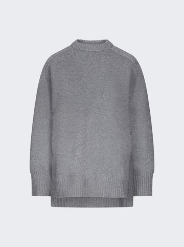 Safi Lds Long Sweater ANTHRACITE MELANGE
