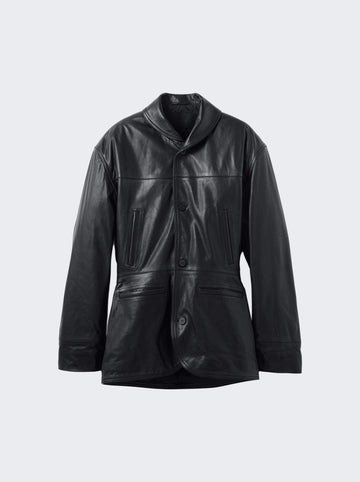 The Gardian Leather Jacket BLACK