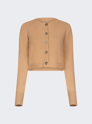 Zephir Cropped Cardigan CAMEL