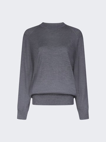 Fine Crewneck Sweater ANTHRACITE MELANGE