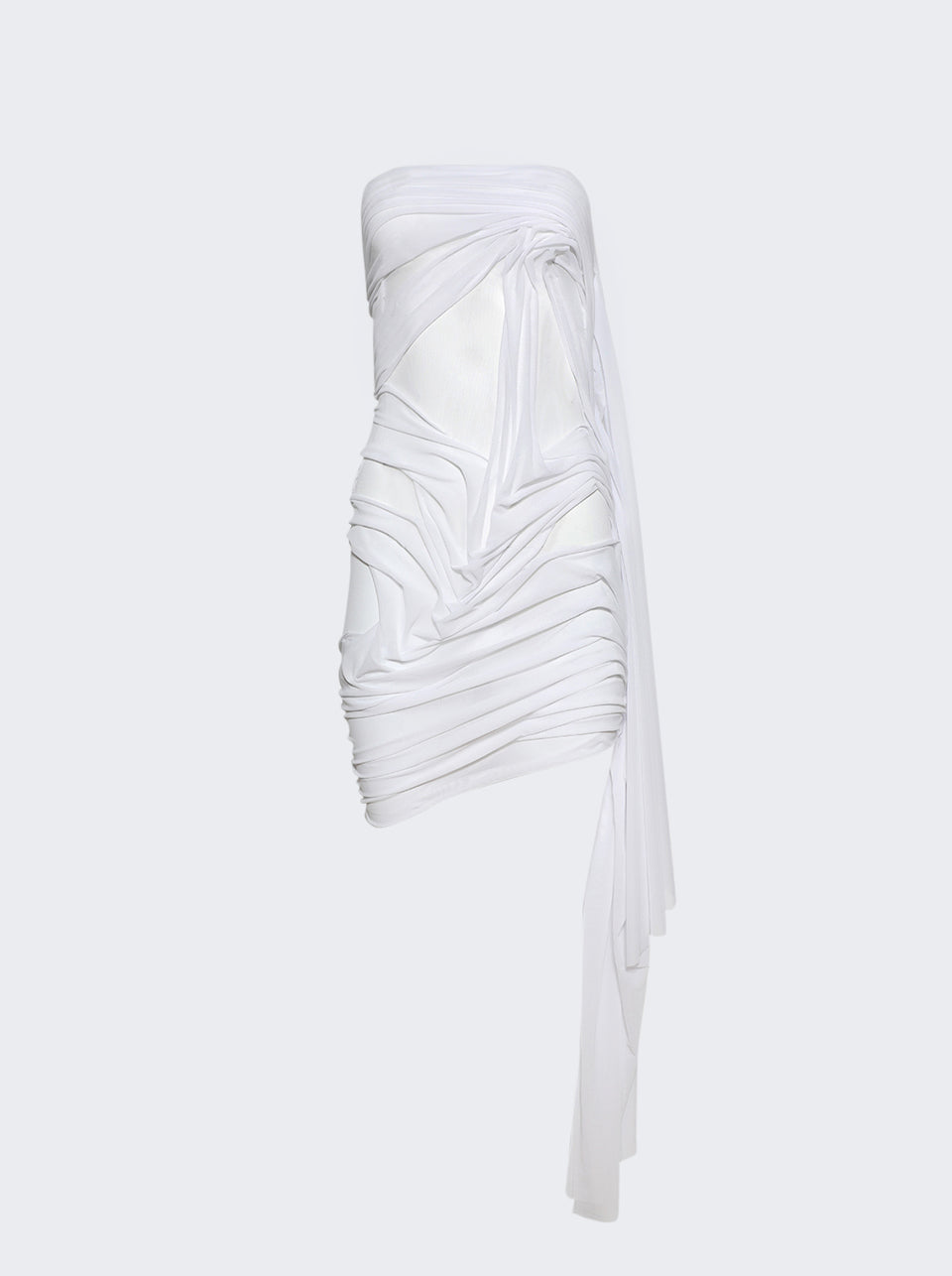 Votive Offering Wetlook Mini Dress_White_01.jpg