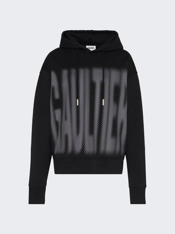 Printed Hoodie Black