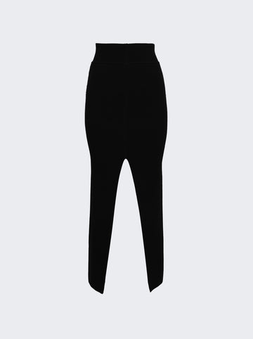Short Sliced Skirt BLACK