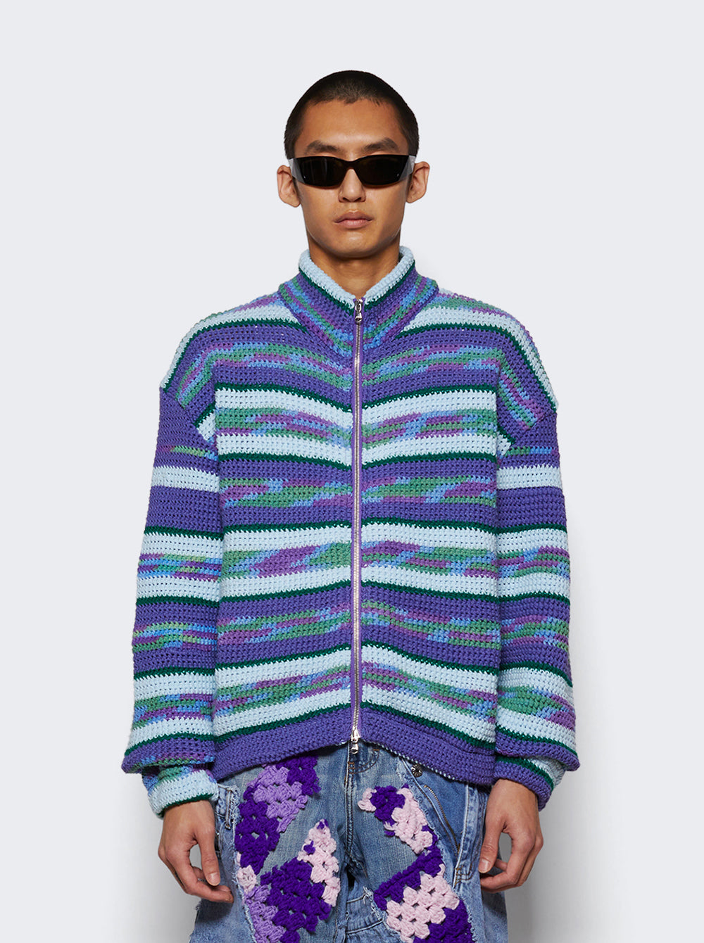 Stripped Crochet Zip-Up Jacket_Multi_03.jpg
