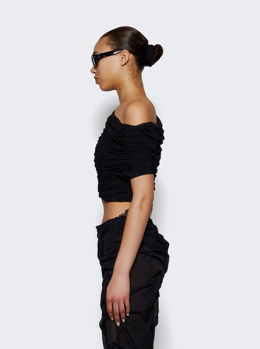 Eros One-shoulder Wetlook Top_Black_04.jpg