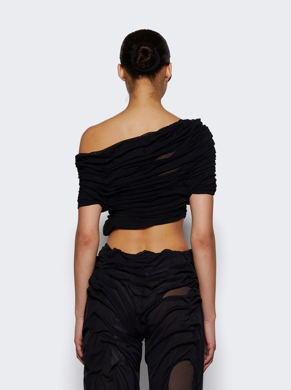 Eros One-shoulder Wetlook Top_Black_05.jpg