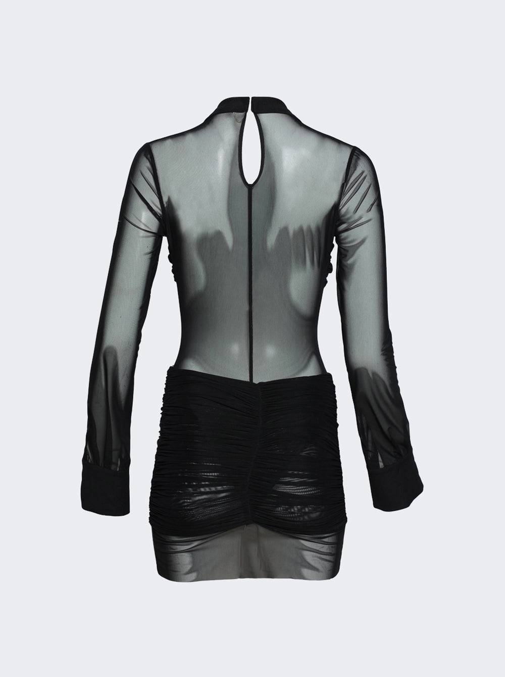 La Davina Mini Shirt Dress_Black_06.jpg
