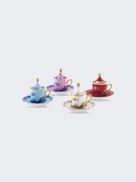 Tesori Coffee Set Of 4 Multicolor