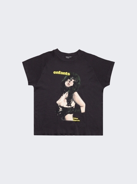 Slave Girl Raglan Tee Faded Black