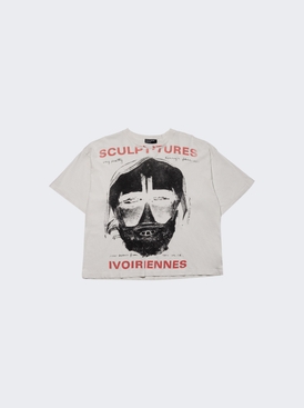Sculptures Ivoiriennes Tee Faded White