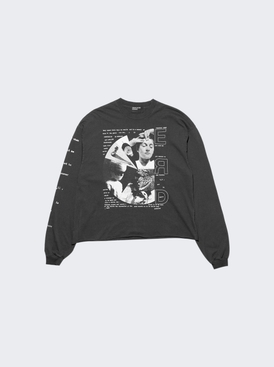 Remember When Long Sleeve Tee Faded Black