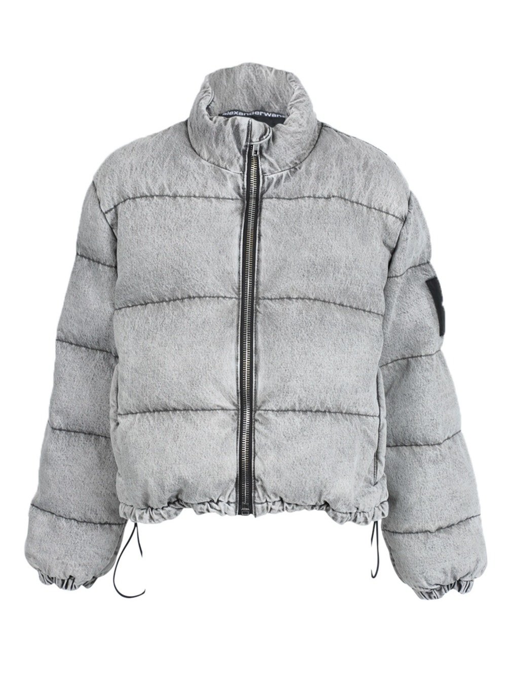 Denim Puffer, Light Grey | The Webster Denim Puffer, Light Grey | The Webster
