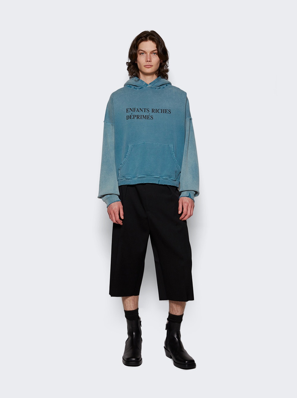 Classic Logo Hoodie Sun Faded Aqua | The Webster Classic Logo Hoodie Sun Faded Aqua | The Webster
