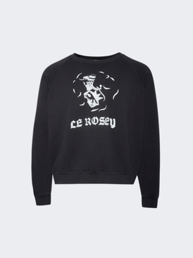 Le Rosey Raglan Sweatshirt Faded Black
