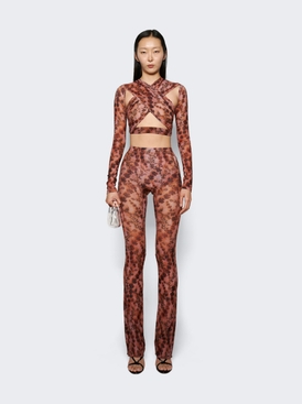 Anti Cross-Over Cropped Top Chain Florals secondary image
