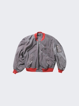 Enfants Erotica Bomber Jacket Grey And Red