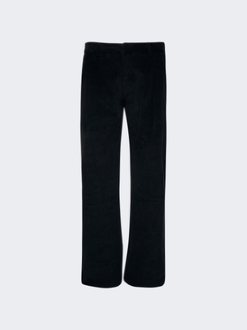 Straight Leg Trousers Faded Black