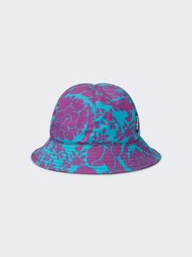 BAROCCO SILHOUETTE BUCKET HAT Teal and Plum