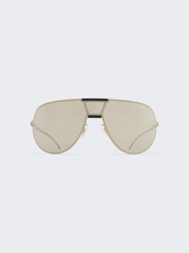 X Rimowa Visor Mr005 Sunglasses Titan And Pitch Black