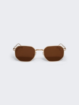 X Leica Co Ml15 Sunglasses Light Champagne Gold