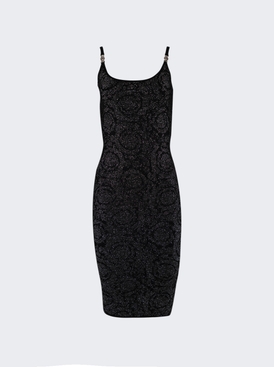 Barocco Lurex Knit Midi Dress