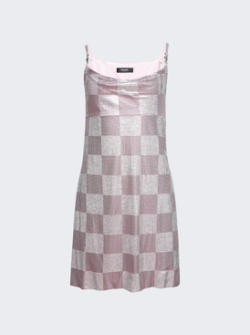 Crystal Medusa '95 Mini Dress Light Pink