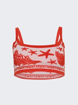 Knit Top Jacquard Tresor De La Mer Towel Stitch