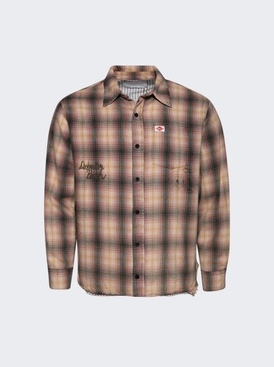 Dockweiler Flannel Overshirt Tan