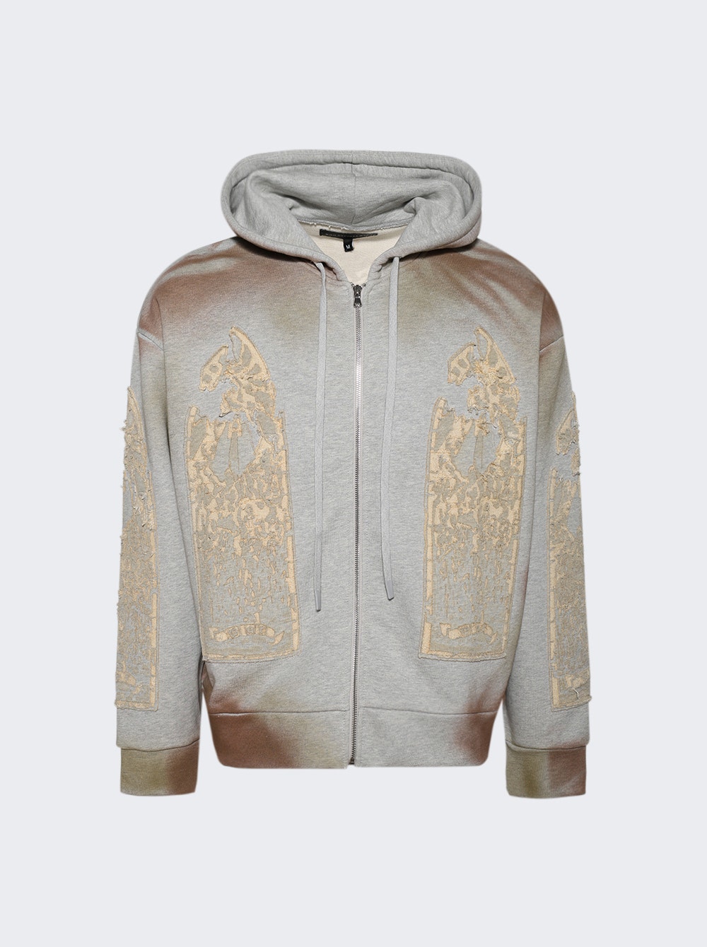 Designer grey zip up hoodie | The Webster Designer grey zip up hoodie | The Webster
