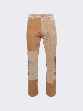 Gathered Work Trouser Tan