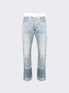 Gathered Tuxedo Jeans