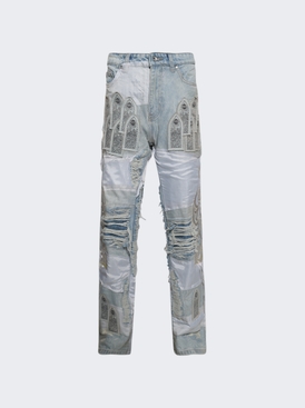 Winged Organza Denim Sky