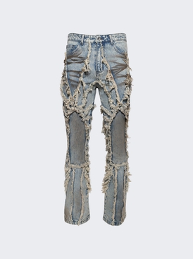 Window Ray Denim Jeans Blue
