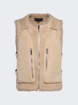 Bullet Point Vest Tan