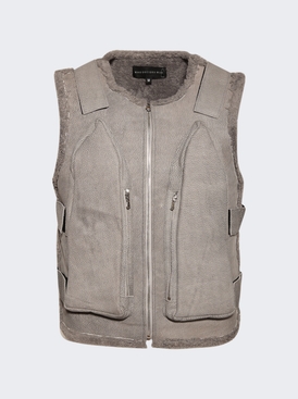 Bullet Point Vest Vintage Grey