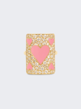 Bubble Lacquer Ame Giant Ring 18k Yellow Gold