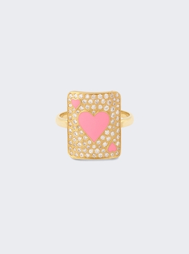 Bubble Lacquer Ame Pinkie Ring 18k Yellow Gold