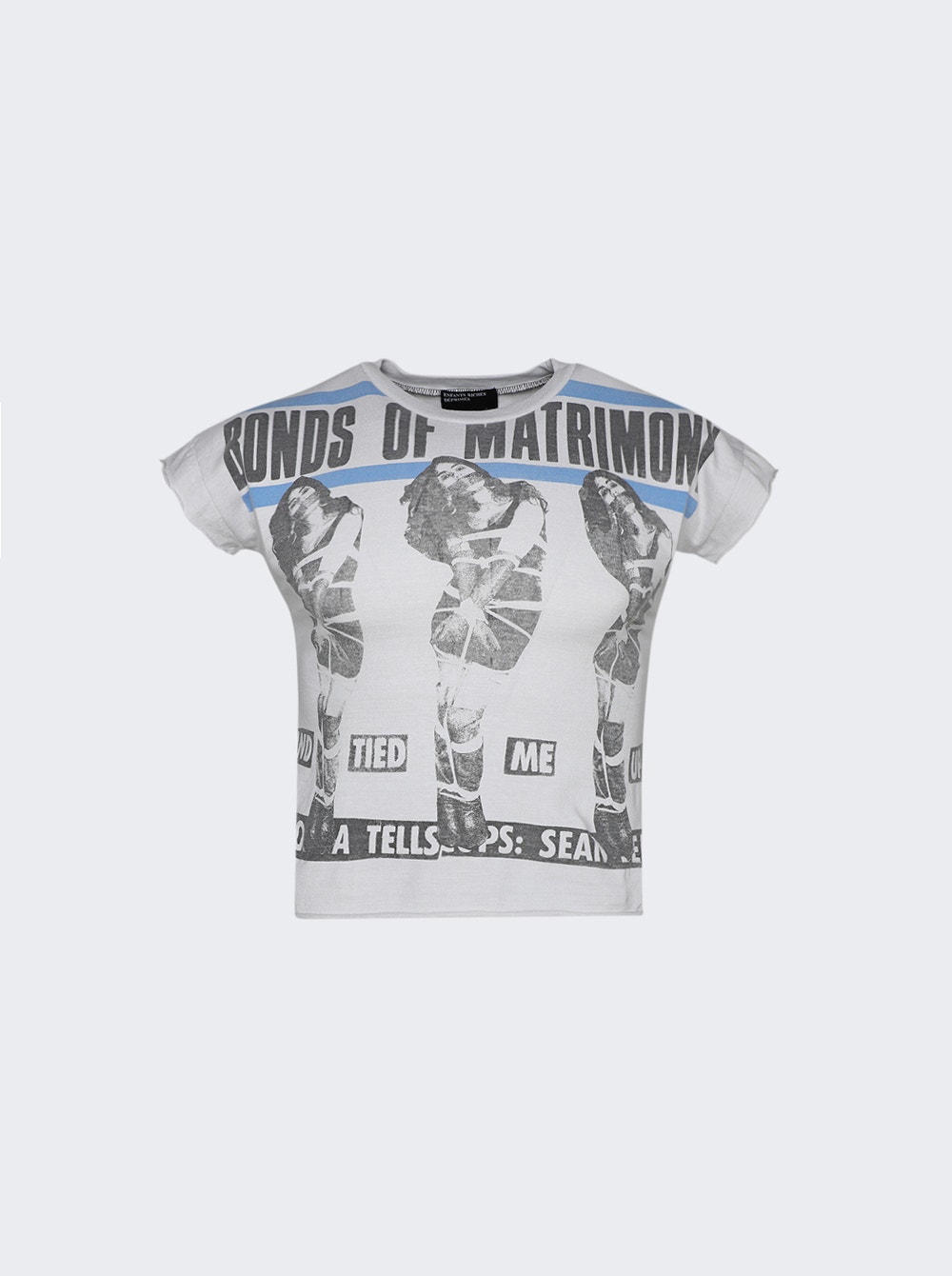 Bonds Of Matrimony Baby Tee Faded White | The Webster Bonds Of Matrimony Baby Tee Faded White | The Webster