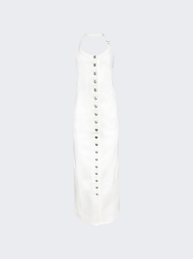 Multiflex White Denim Long Dress Heritage White