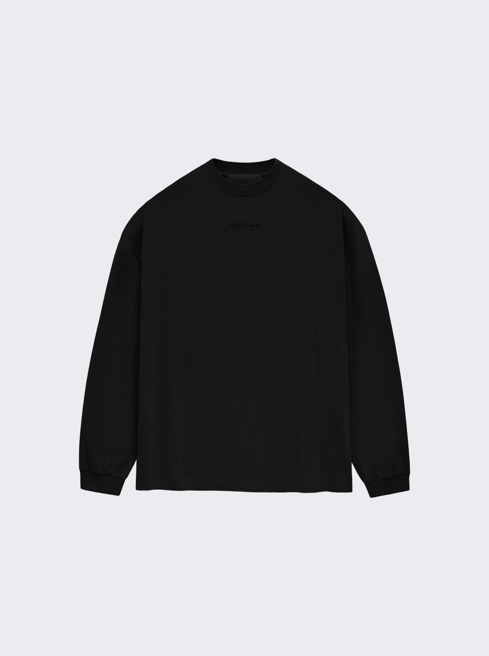 Essentials Long Sleeve Tee Jet Black | The Webster Essentials Long Sleeve Tee Jet Black | The Webster
