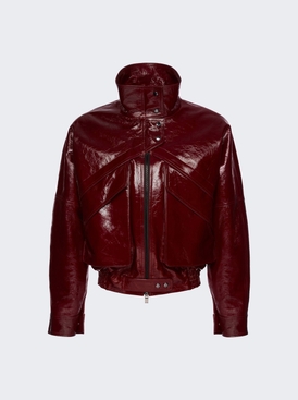 Vintage Bomber Jacket Bordeaux