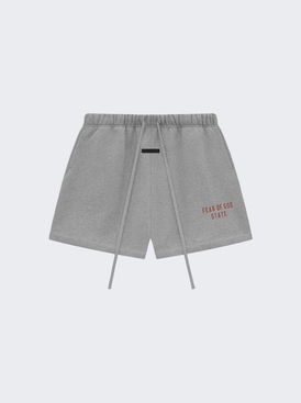 Fleece Soccer Short Dark Heather
